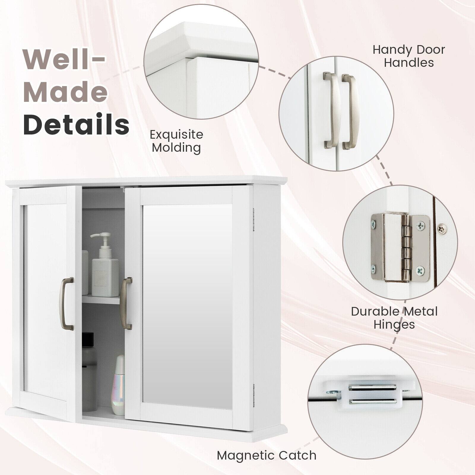 Well-Made Details

- Exquisite Molding
- Handy Door Handles
- Durable Metal Hinges
- Magnetic Catch