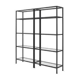 Crosley Furniture - Aimee 2-Piece Etagere Bookcase Set - 2 Narrow Etageres - Oil-Rubbed Bronze