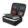 VEVOR - Fireproof Document Box, 1832 ℉ Heat Insulated Fireproof & Waterproof Box with Lock, Portable Multi-Layer Home Office - Black