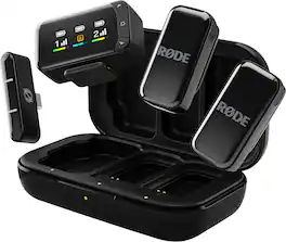 RØDE - WIRELESS MICRO Ultra-Compact Wireless Microphone Camera Kit - Black