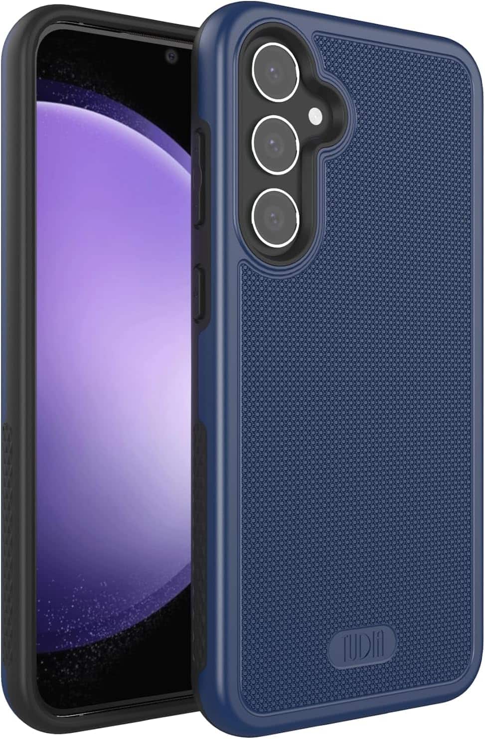 TUDIA - MergeGrip for Samsung Galaxy S23 FE 2023 Dual Layer Cover - Indigo Blue