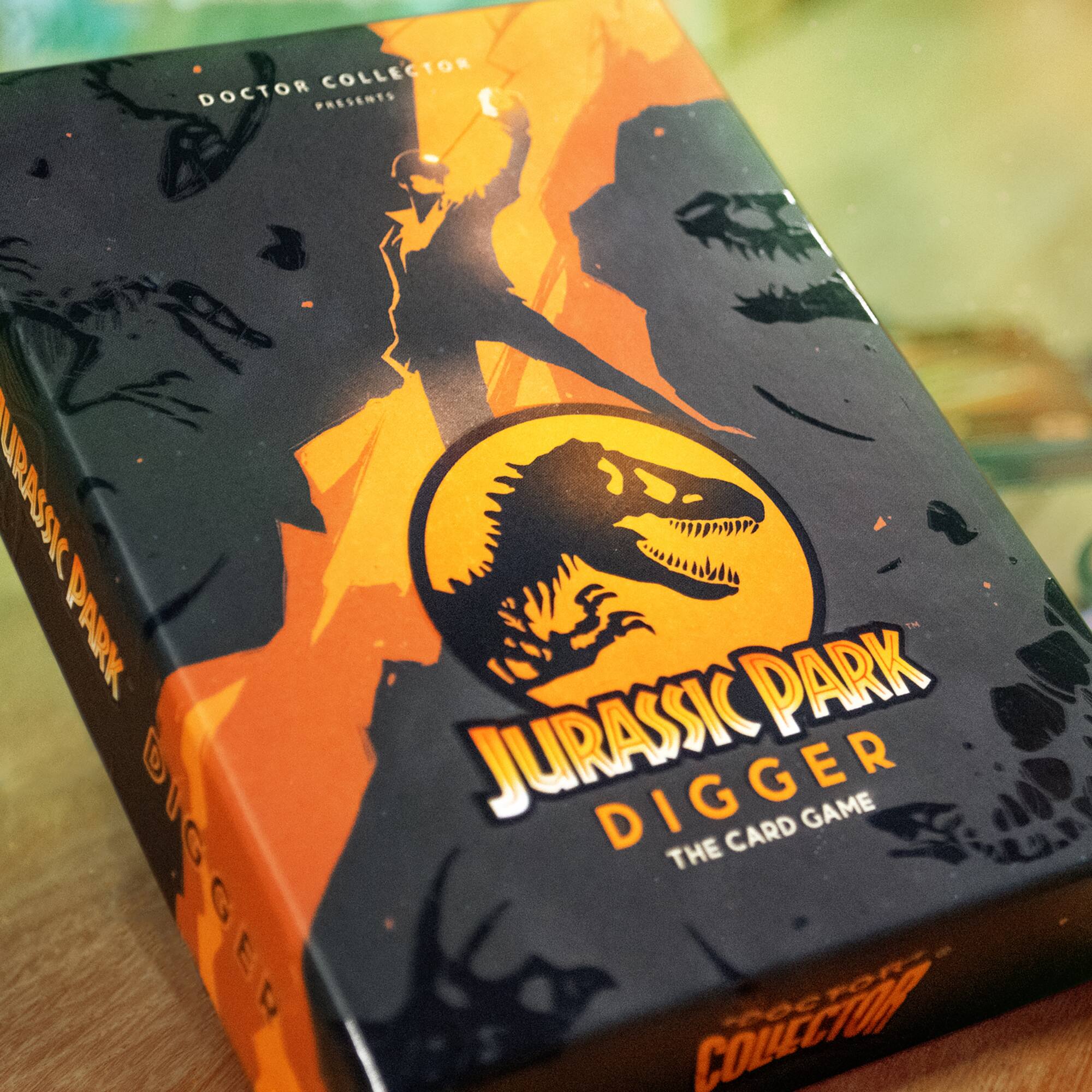The Collector Doctor presents Jurassic Park Digger, the card game.