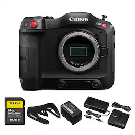 Canon - EOS C70 Cinema Camera + More - Black