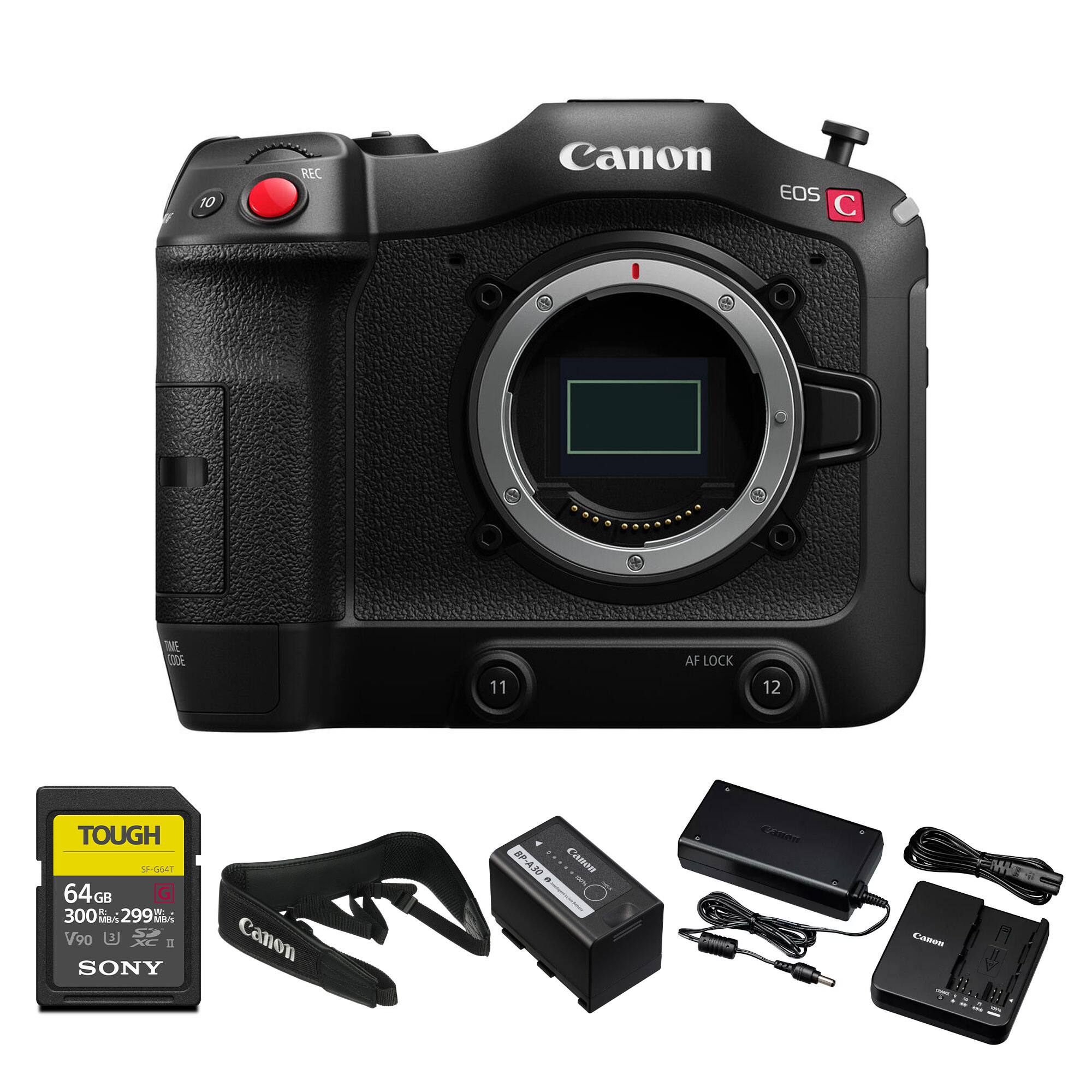 10 REC  
Canon EOS C  
TME CODE 11  
AF LOCK 12  
TOUGH S-G64T 1A 64 GB 300 299 9 MR V90 U 11  
SONY Canon BP-A30  
LAT cano Cned n 33 M 3E
