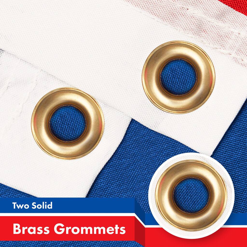 Two Solid Brass Grommets