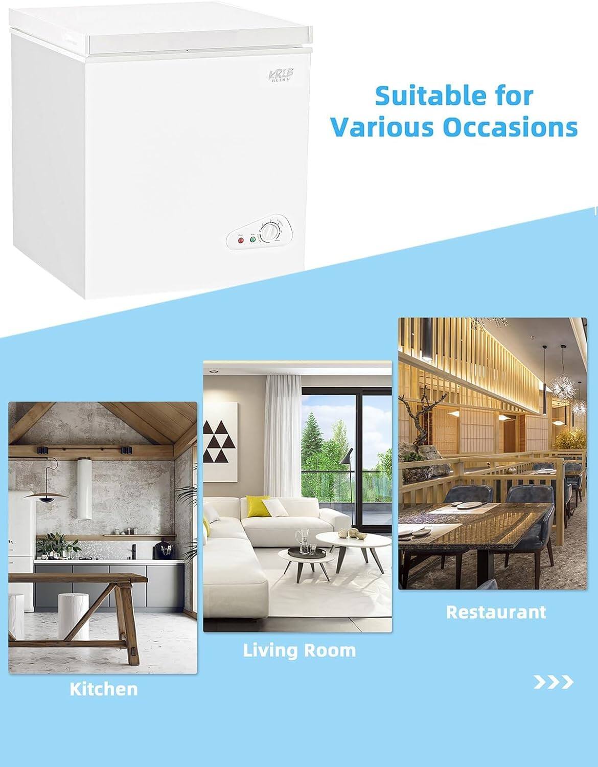 KRIB Suitable for Various Occasions  
Restaurant  
Kitchen  
Living Room