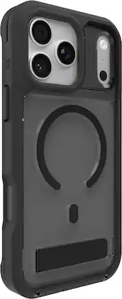 ZAGG - Rainier Snap with Kickstand for Apple iPhone 17 Pro Max - Smoke Black