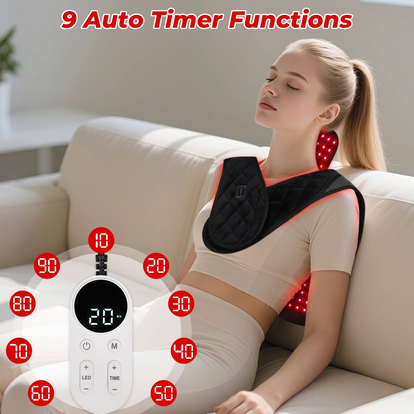 9 Auto Timer Functions

90 80 10 C 20 .. 20 30 70 + M + 40 60 LED - TIME I 50