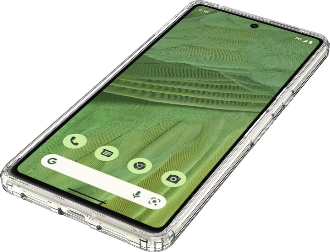 Alt View 13. SaharaCase - Hybrid-Flex Hard Shell Case for Google Pixel 7 - Clear.