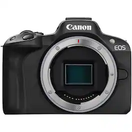 Canon - EOS R50 Mirrorless Camera with Cropping Guide Firmware