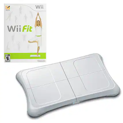 Wii, Wii Fit, Nintendo Wii, E, ESRB - E (Everyone)