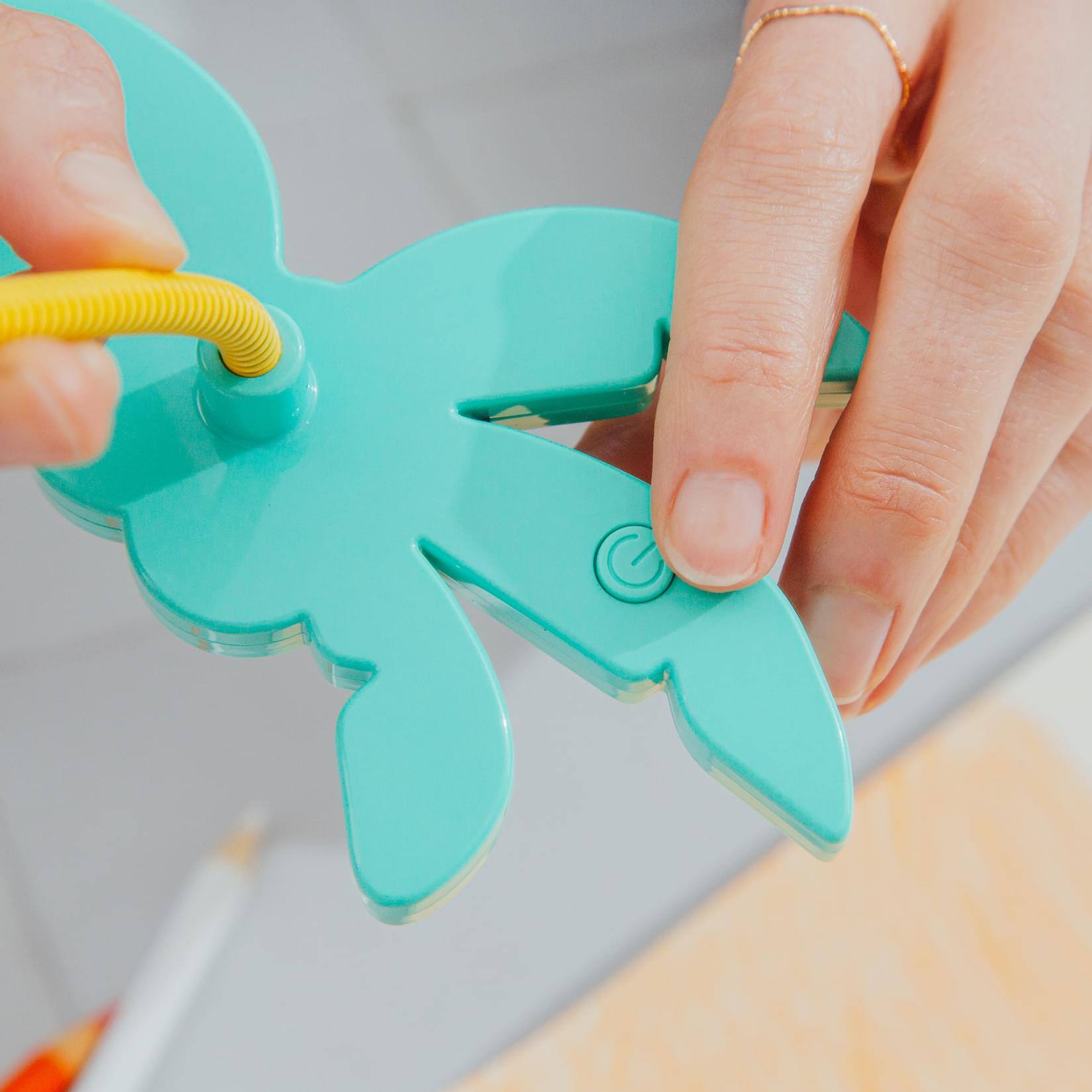 Alt View 5. Ukonic - Sanrio Hello Kitty Pool Party 8-Inch Mini Gooseneck Mood Light - Pink.