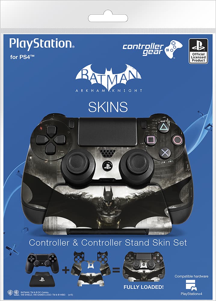 Controller Gear Batman: Arkham Knight Controller and Controller Stand Skin  Set for PlayStation 4 Multi PS4SCCS10 - Best Buy