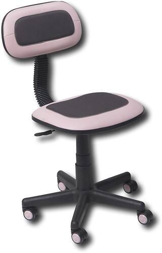 Angle Standard. True Seating - Vinyl Office Chair - Pink.