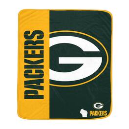 Pegasus - Green Bay Packers 50" x 60" Endzone Ultra Soft Throw Blanket - Multicolor