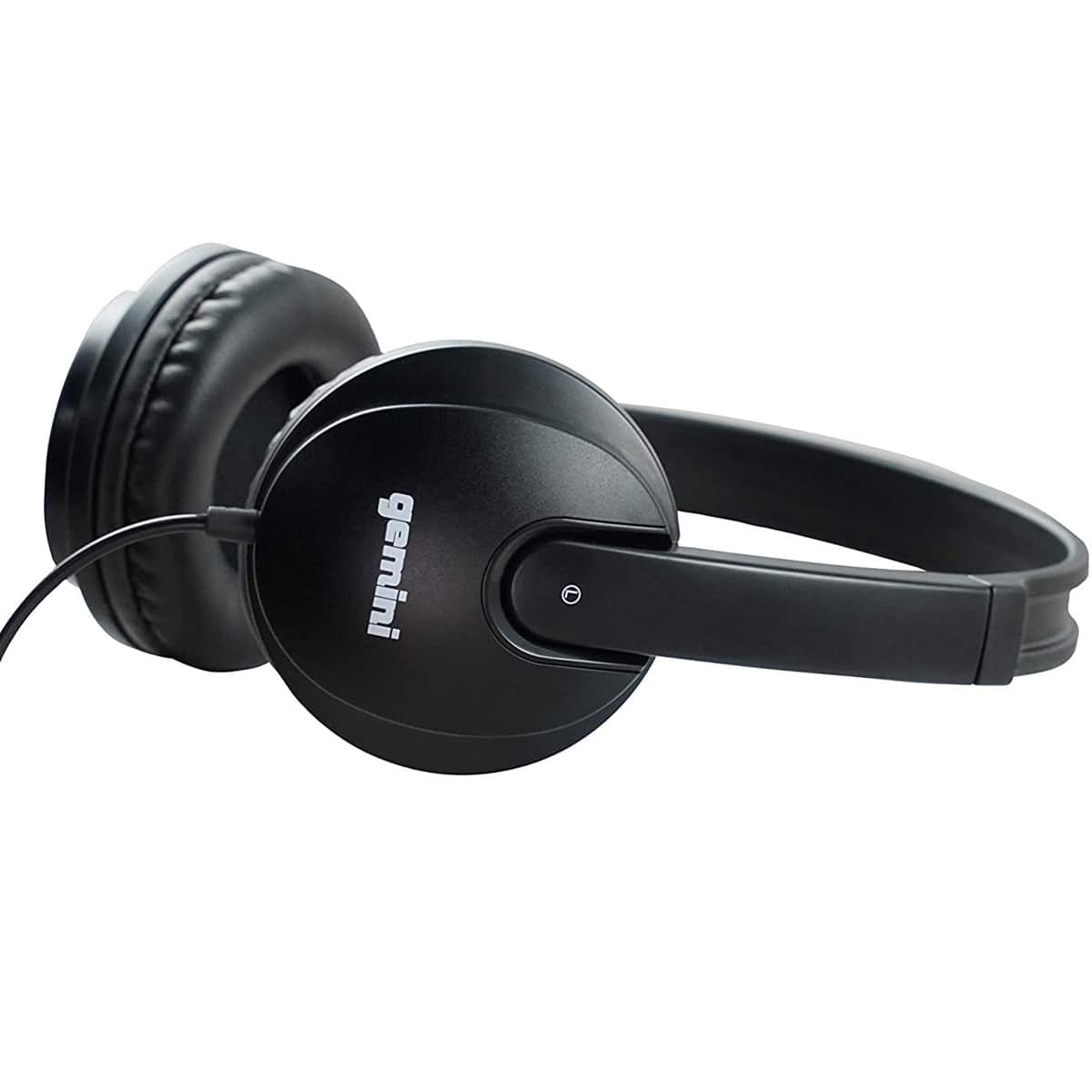 Gemini - DJX-200BLK Professional Over the Ear DJ Headphones, Black - Multicolor