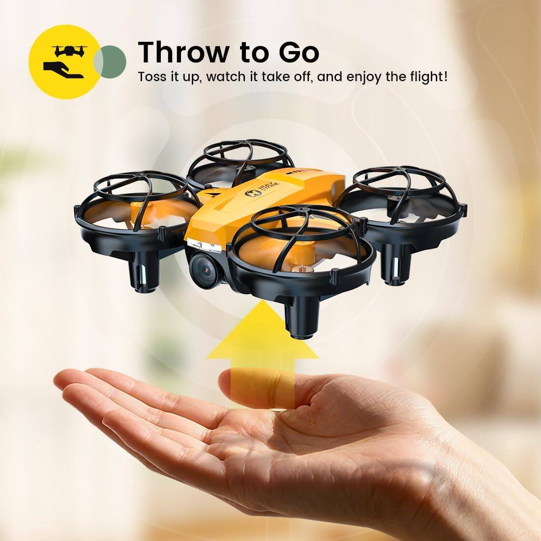 Throw to Go  
Toss it up, watch it take off, and enjoy the flight!