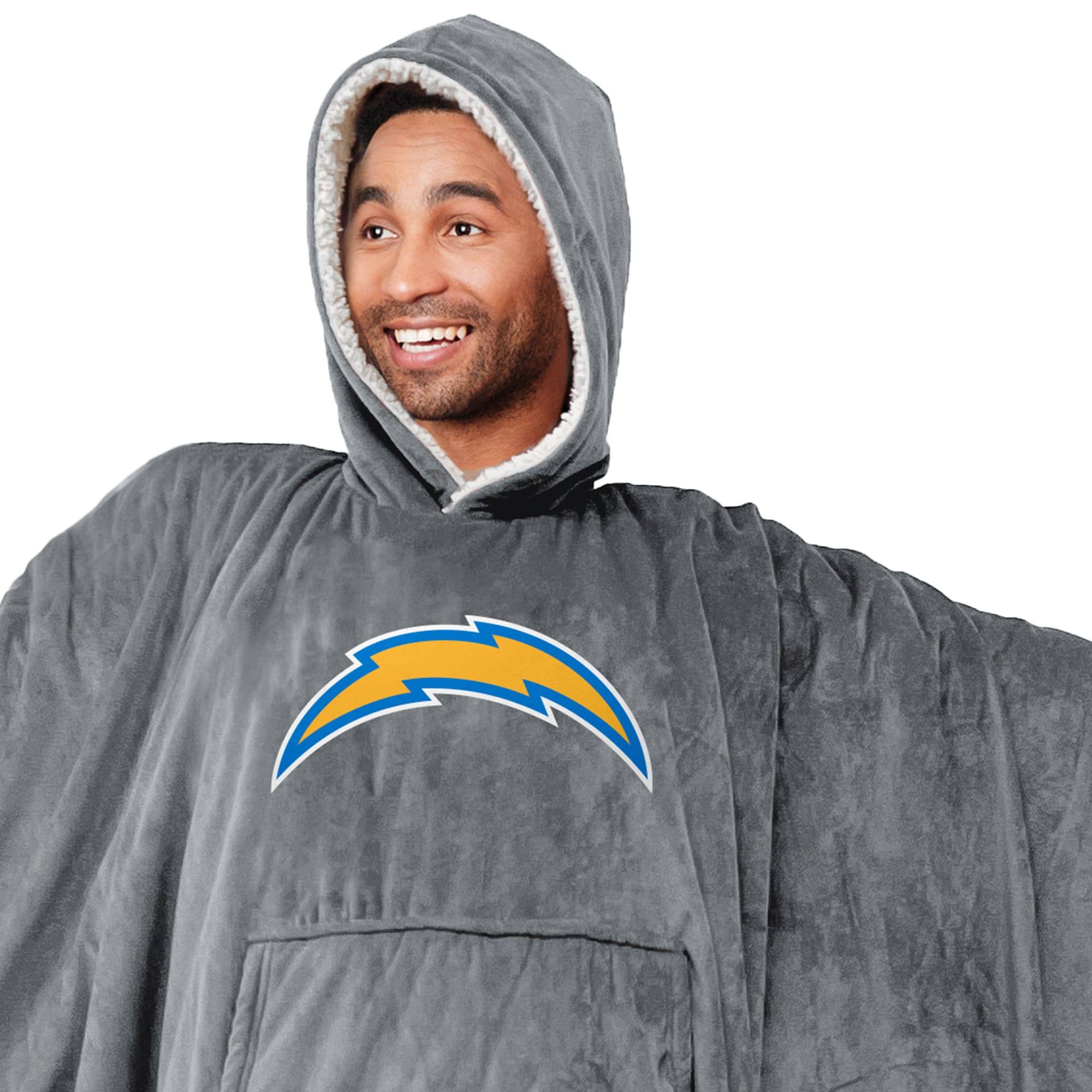 Alt View 1. Pegasus - Los Angeles Chargers 60- x 80- Team Color Hoodie Bloncho - Multicolor.