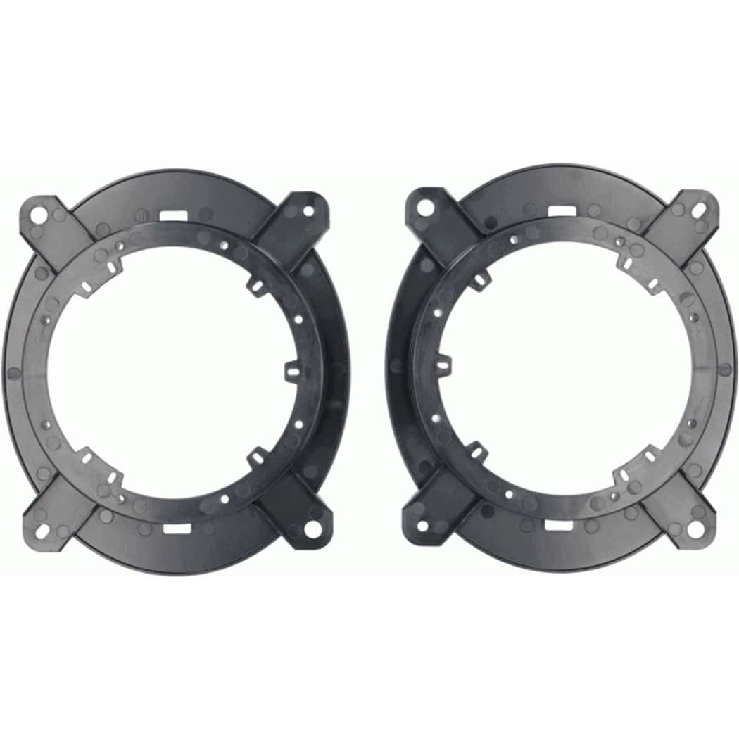 Front. Metra - Speaker Adapter Plate for Select Toyota 2021-2024 Vehicles (2-Pack) - Black.