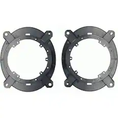 Front. Metra - Speaker Adapter Plate for Select Toyota 2021-2024 Vehicles (2-Pack) - Black.