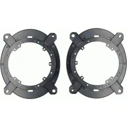 Front. Metra - Speaker Adapter Plate for Select Toyota 2021-2024 Vehicles (2-Pack) - Black.