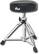 Front Standard. DW - 5000 Series Round-Seat Drum Throne - Black/Chrome.