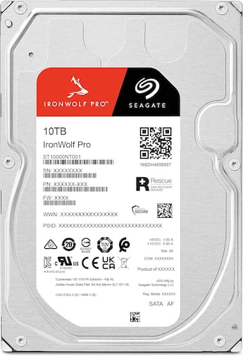Seagate IronWolf Pro 10 TB Enterprise NAS Internal HDD –CMR 3.5 Seagate IronWolf Pro 10 TB Enterprise NAS Internal HDD –CMR 3.5
