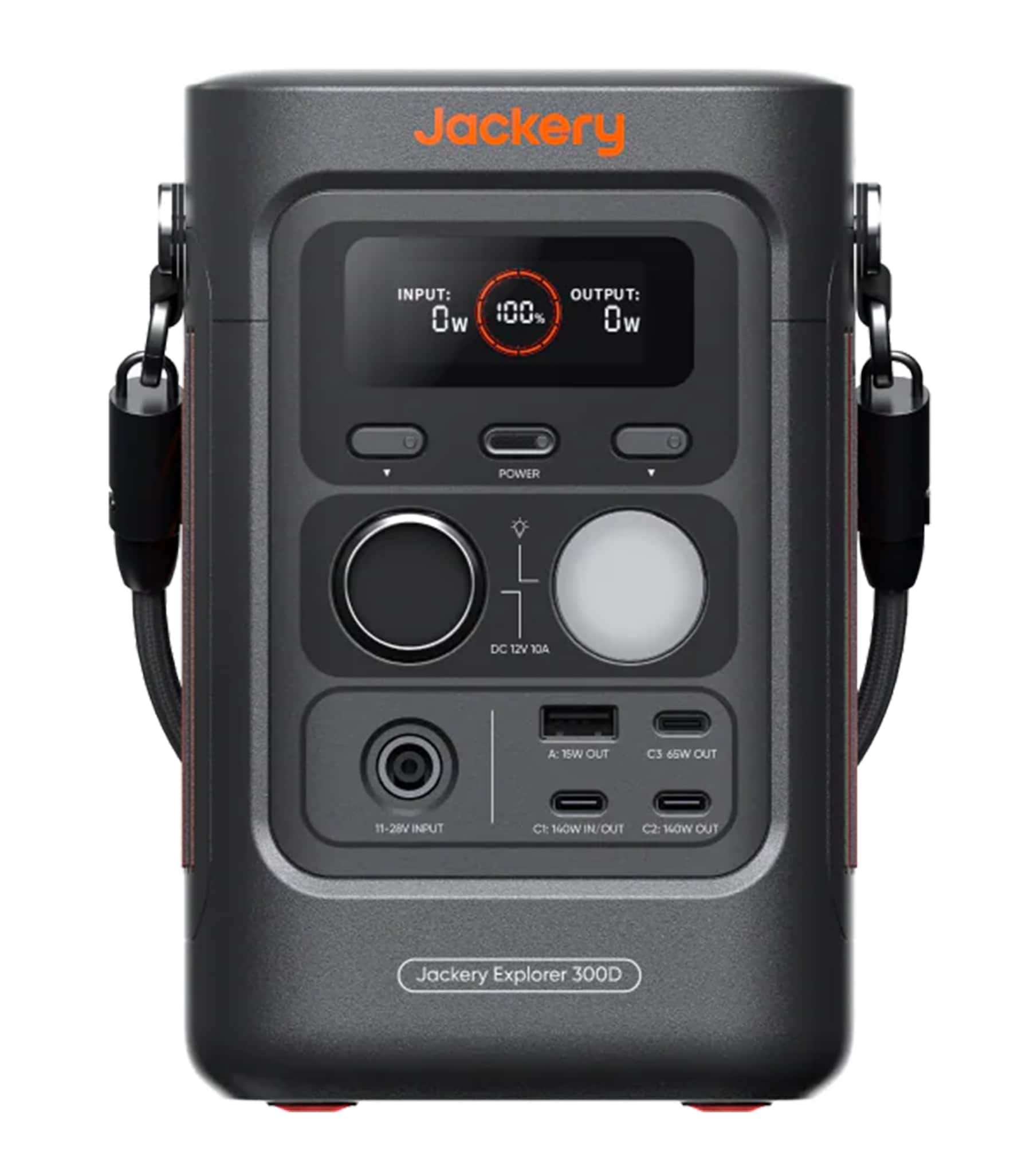 Jackery - Explorer 300D (288Wh) Compact Portable Power Station for Everyday Devices and Outdoor Adventures (288 Wh Capacity) - Black