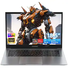 ACEMAGIC - AX18 - 18.5" Laptop - AMD Ryzen 3 4300U - 16GB DDR4 RAM - 512GB SSD Laptop - Windows 11 pro - WIFI5 BT5 - Gray