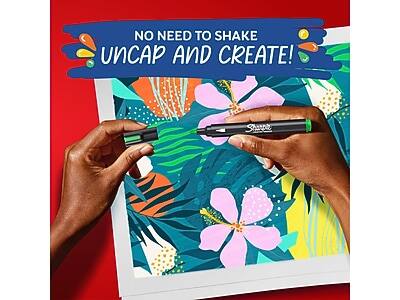 NO NEED TO SHAKE  
UNCAP AND CREATE!