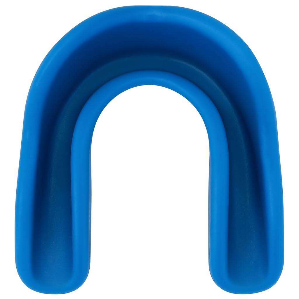 Alt View 3. Amber Sporting Goods - Junior Mouthpiece with Case for Kids 5–10, Custom Fit, Hygienic & Durable, Blue – Pack of 10 - Blue.
