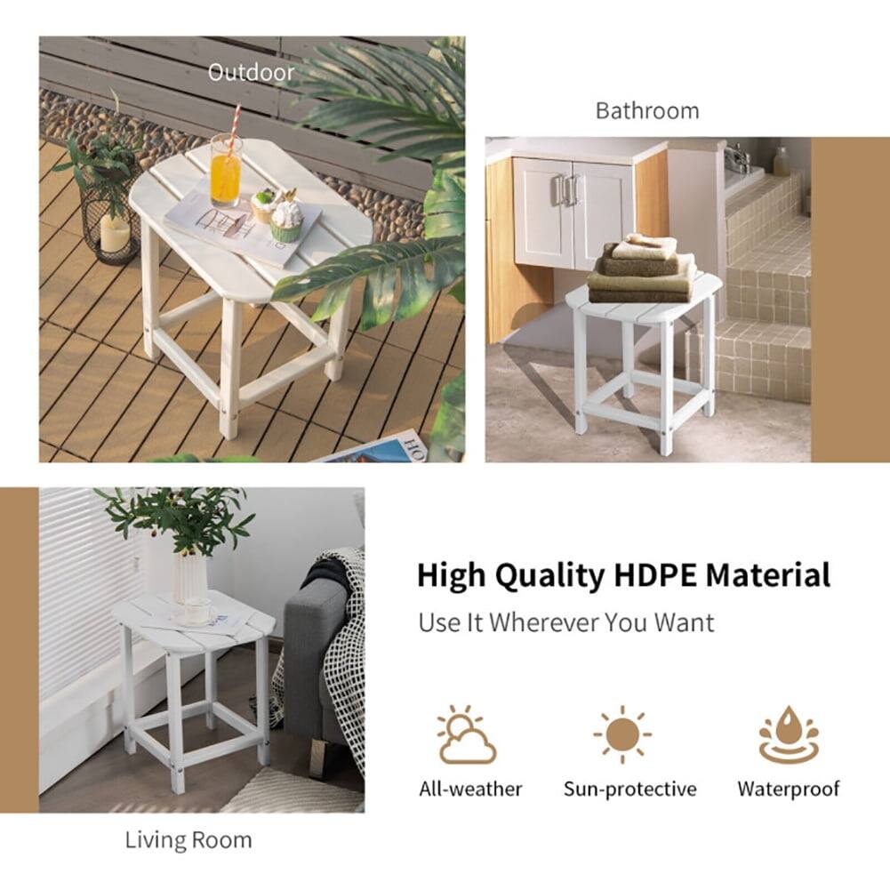Outdoor Bathroom HO  
High Quality HDPE Material  
Use It Wherever You Want  
All-weather Sun-protective Waterproof  
Living Room