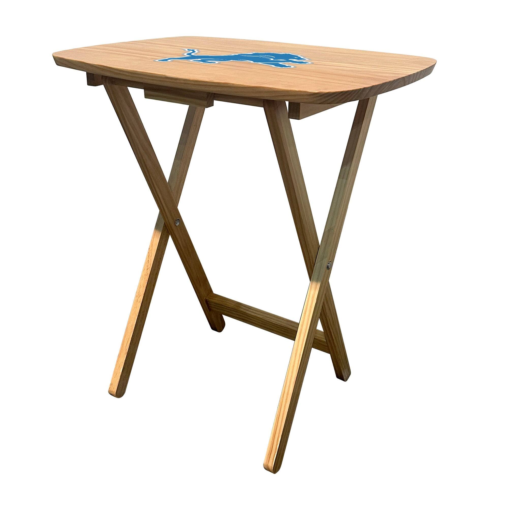 Front. Imperial - Detroit Lions Large Folding TV Tray Table - Multicolor.