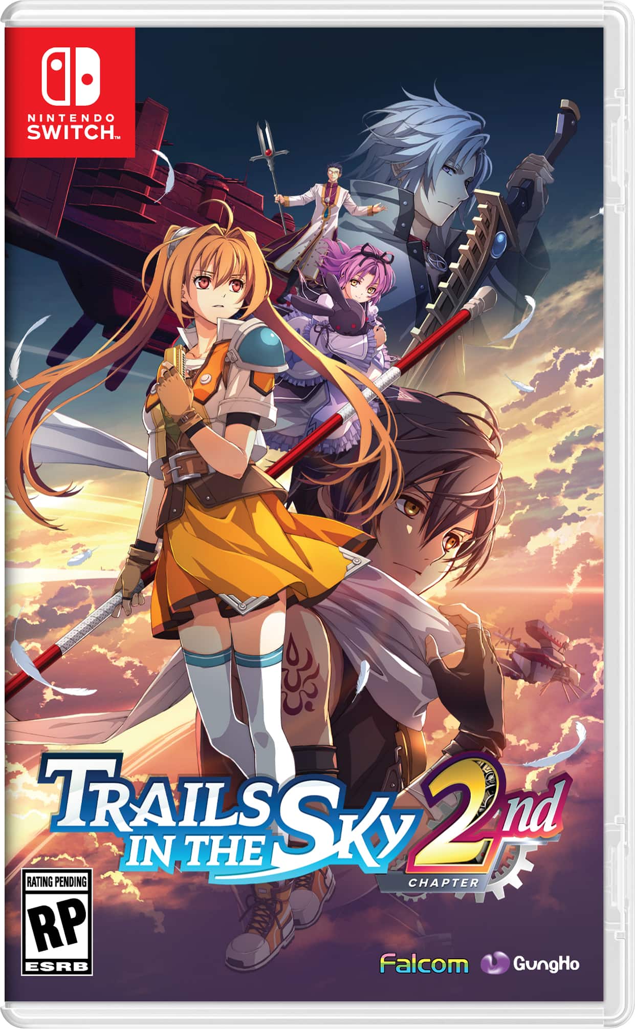 Nintendo Switch
Trails in the Sky 2nd Chapter
Rating Pending RP ESRB
Falcom GungHo
