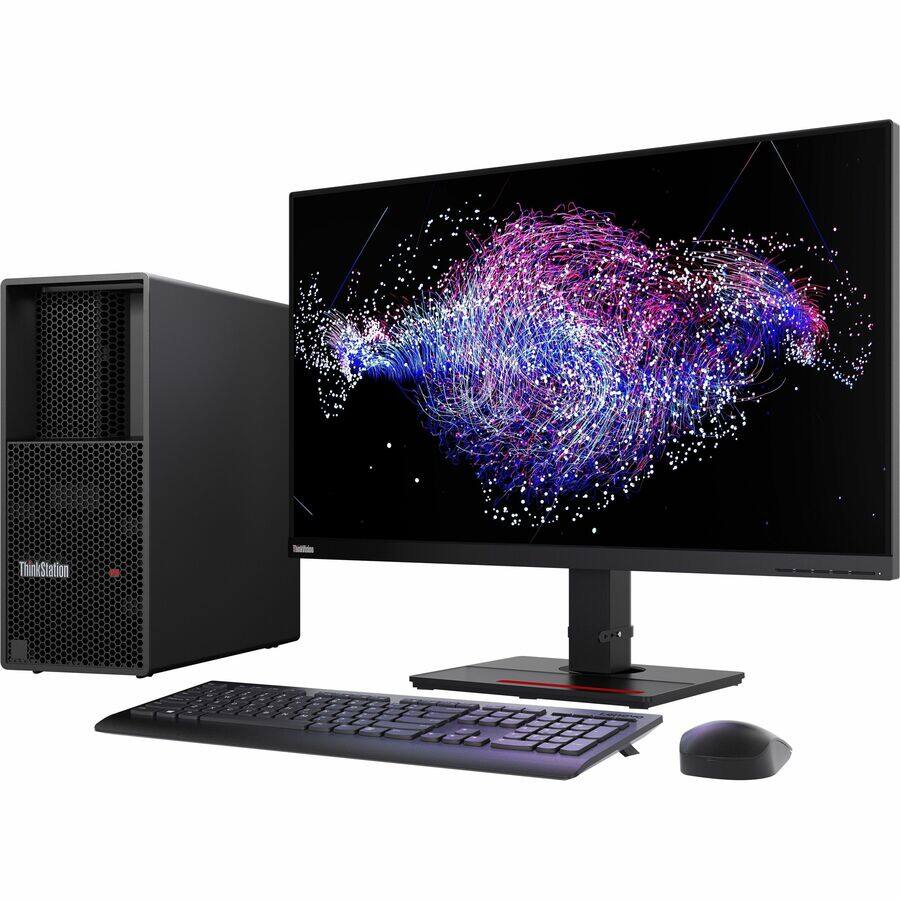 Alt View 5. Lenovo - Lenovo ThinkStation P3 30GS00HXUS Workstation - 1 x Intel Core i7 14th Gen i7-14700 - 32 GB - 1 TB SSD - Tower - Intel - Black.