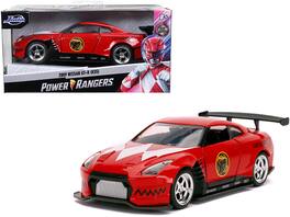 2009 Nissan GT-R (R35) Ranger's "Power Rangers" 1/32 Diecast Model Car by Jada - Red