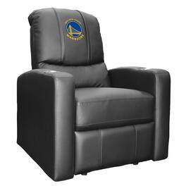 DreamSeat - Golden State Warriors Logo Stealth Manual Recliner - Black
