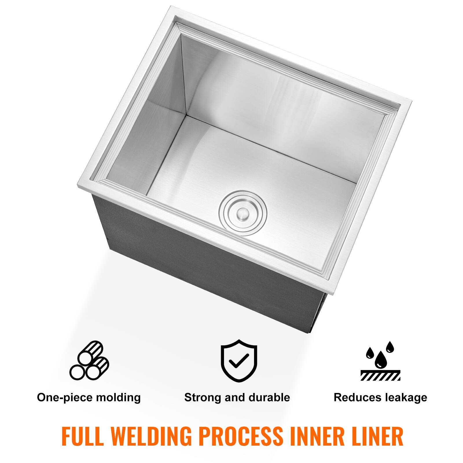 One-piece molding  
Strong and durable  
Reduces leakage  

FULL WELDING PROCESS INNER LINER