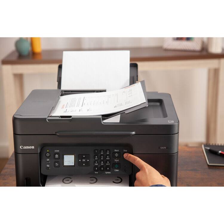 Canon  
HOME  
1 2 3 4 5 6 7 8 9 0  
Black Stop  
Start Color  
G4270  
OK