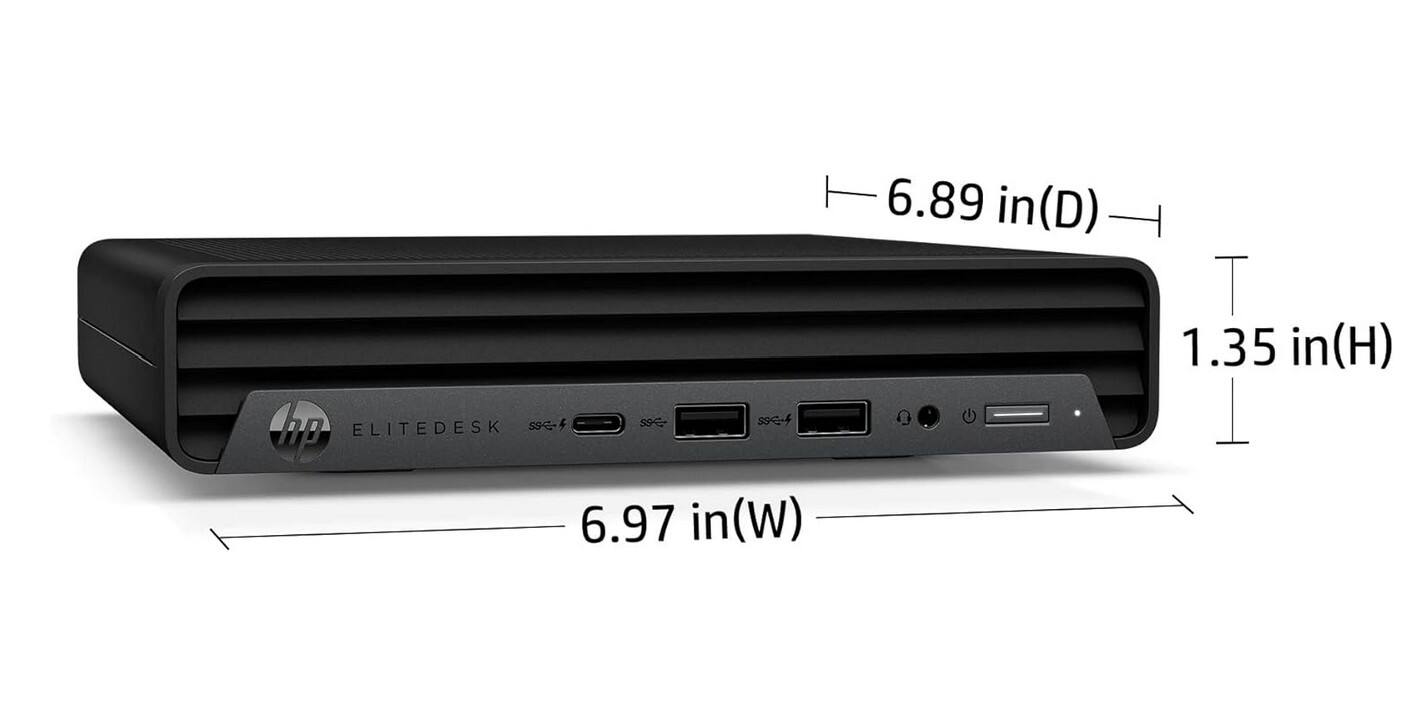 6.89 in(D)  
6.89 in(D)  
1.35 in(H)  
ELITEDESK SSG  
6.97 in(W)