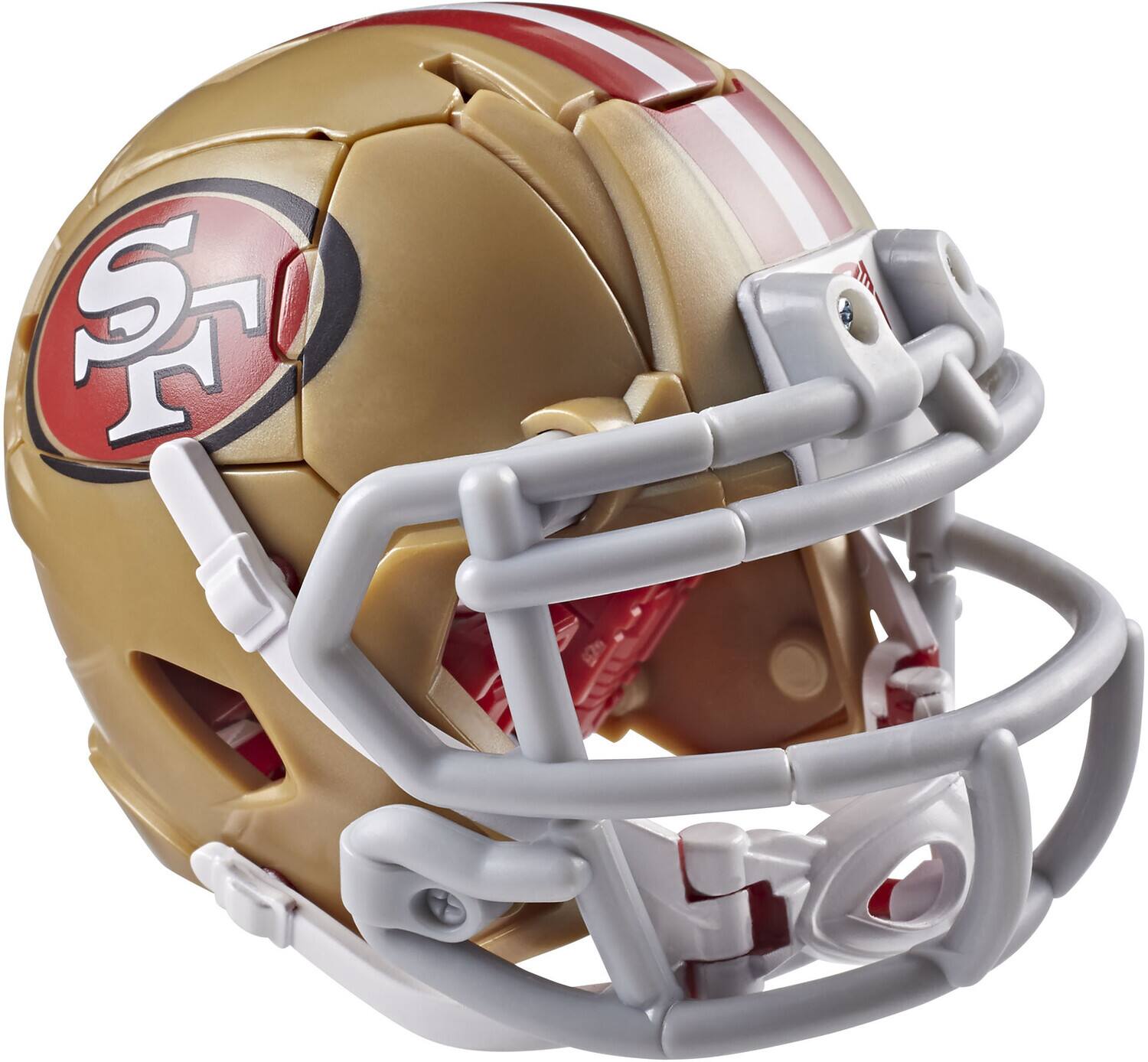 Alt View 2. Hasbro - Transformers x NFL - San Francisco 49ers - Goldrush Helmet Action Figure   - COLLECTIBLES - Multicolor.