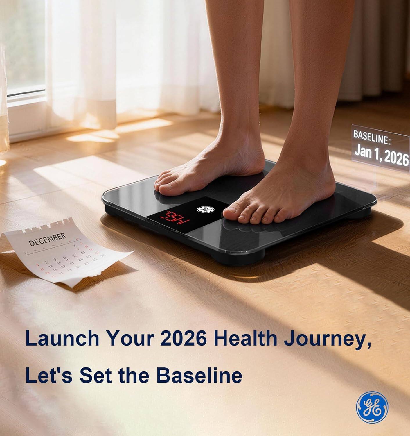 BASELINE: Jan 1, 2026

DECEMBER 1 - 2 - - 1 19 Y 2 7 &  0 1 - n 5 Z 14 11 i  2O d 11 Th 11 19 H 354

Launch Your 2026 Health Journey, Let's Set the Baseline