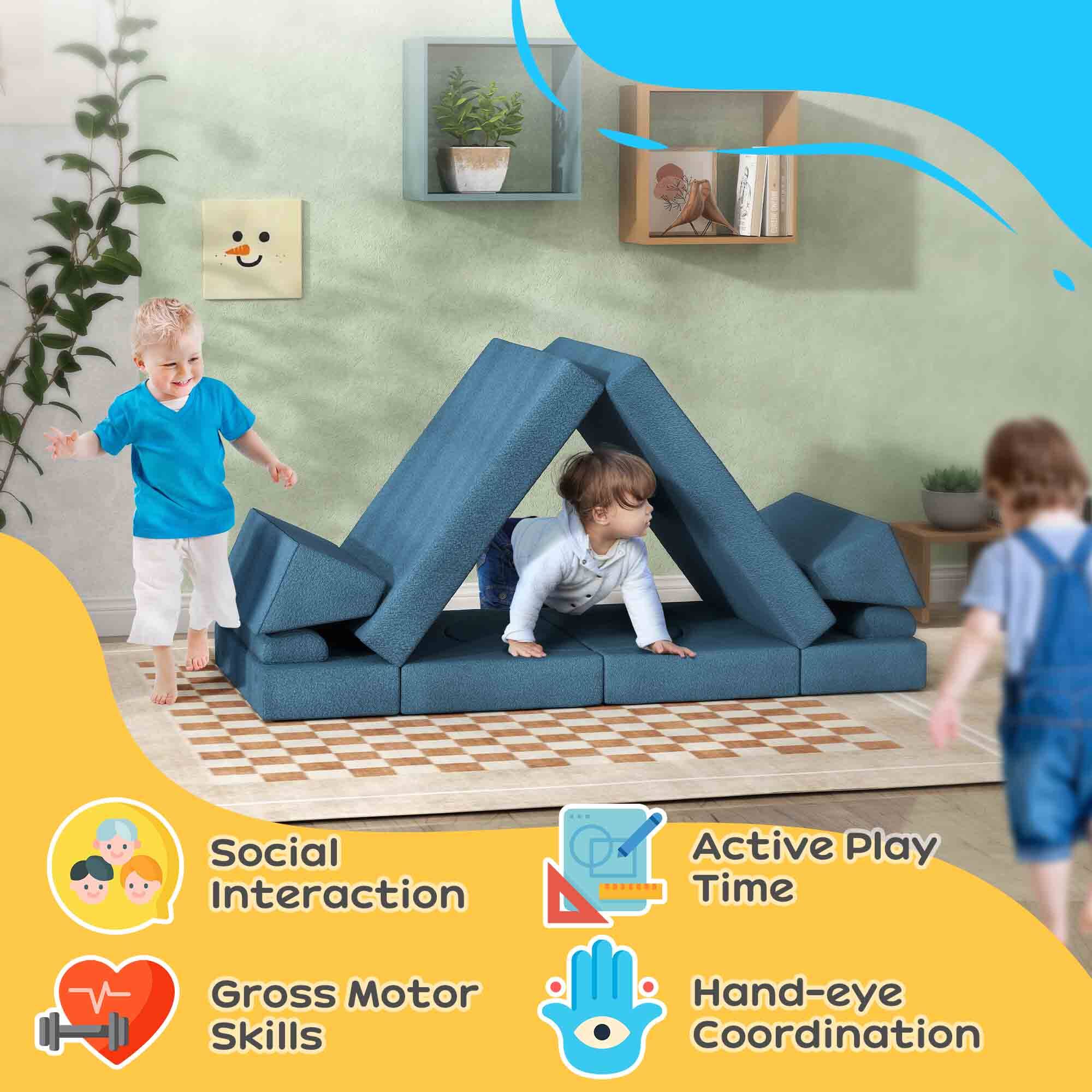 - Social Interaction
- Active Play Time
- Gross Motor Skills
- Hand-eye Coordination