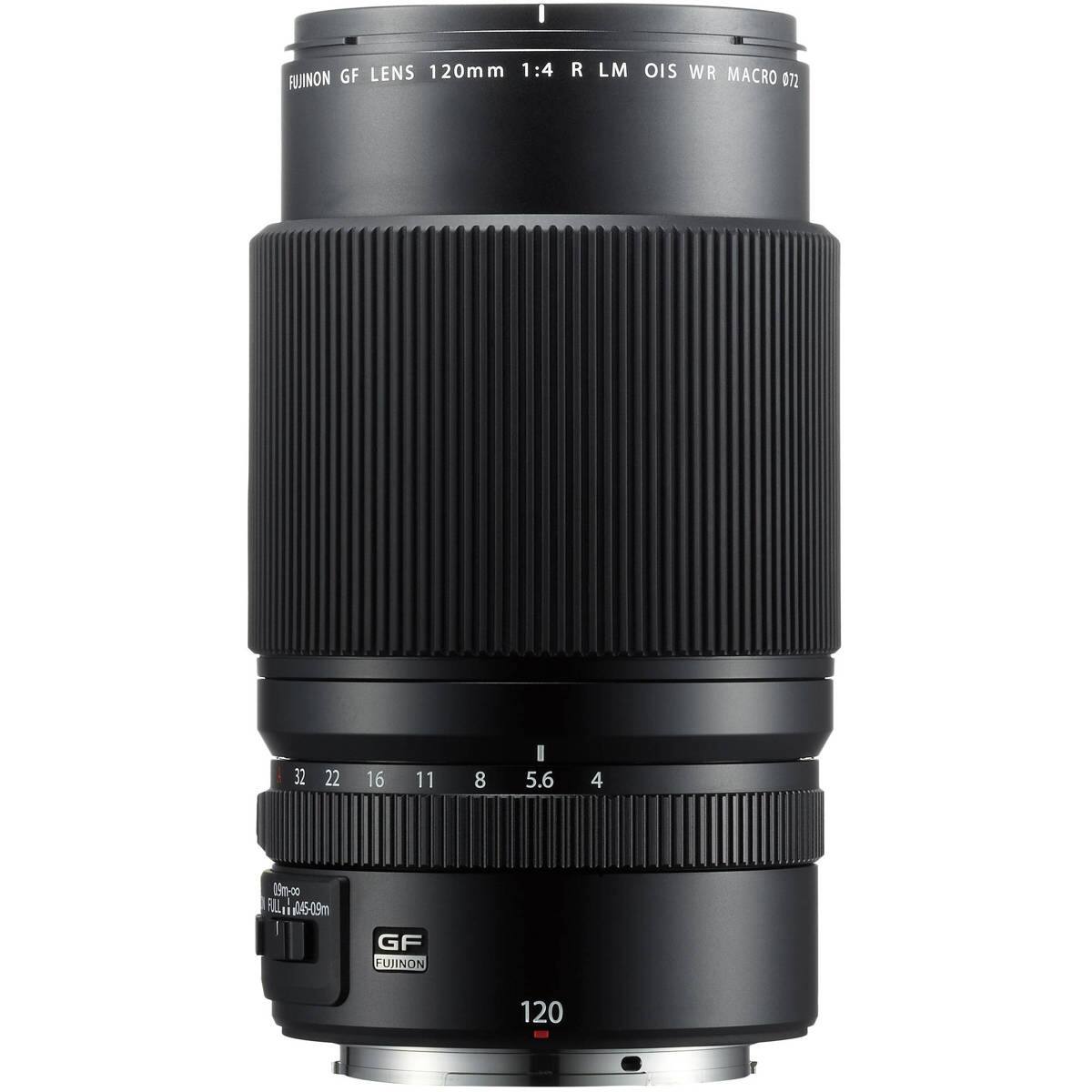 FUJINON GF LENS 120mm 1:4 R LM OIS WR MACRO 072  
32 22 16 11 8 5.6 4  
1.9m-∞  
GF FUJINON 120