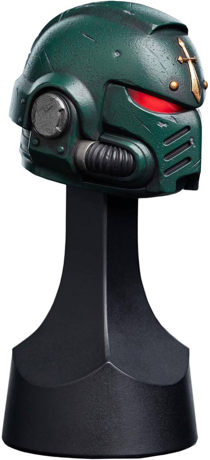 Alt View 3. Weta Workshop - WETA Workshop Mini Prop Replica - Warhammer 40,000 - Dark Angels Helm Miniature Helmet   - Collectibles - Multicolor.