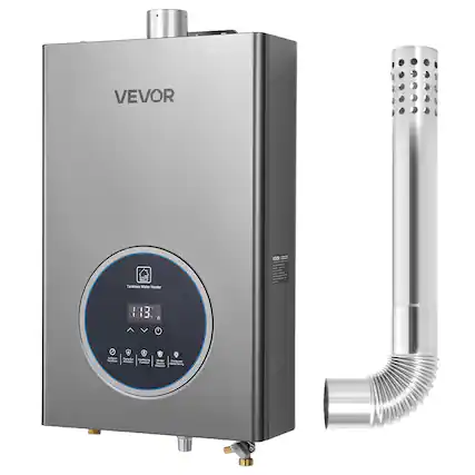 VEVOR
Tankless Water Heater
113°F
- Auto Ignition
- Power On/Off
- Temperature Control
- Energy and Safety Features
- Energy and Safety Features