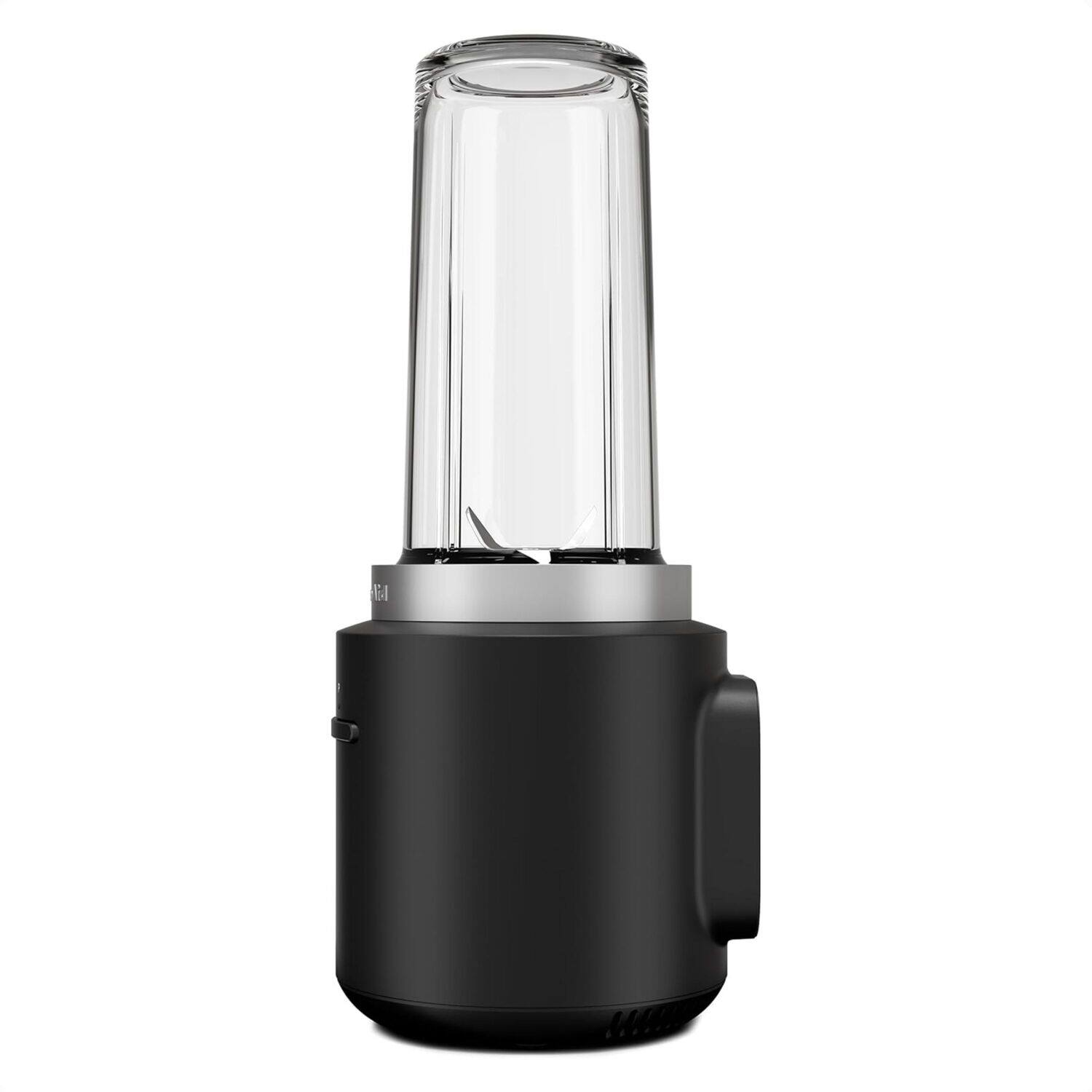 Alt View 2. KitchenAid - Go Cordless 1-Speed 180W Battery-Powered Personal Blender - Black.