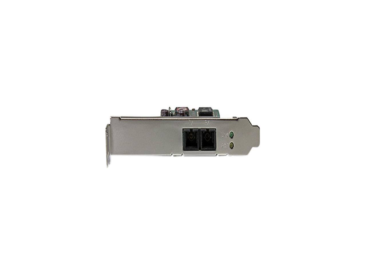 Alt View 1. StarTech.com - StarTech.com PCI Express (PCIe) Gigabit Ethernet Multimode SC Fiber Network Card Adapter NIC - 550m.