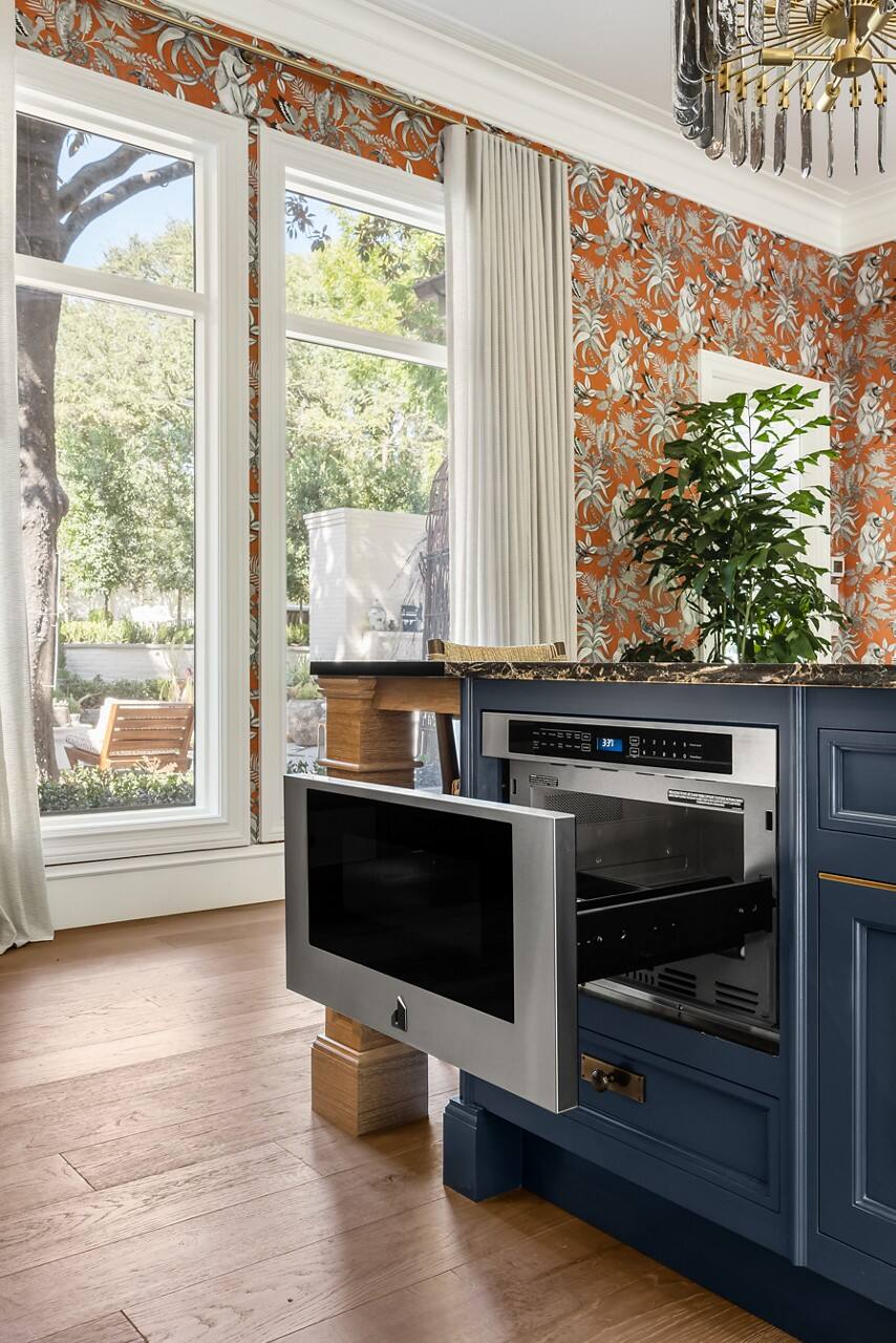 Alt View 25. JennAir - RISE 1.2 Cu. Ft. Drawer Microwave with Sensor Cooking - Stainless steel.