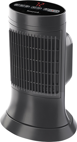 Honeywell - Ceramic Compact Tower Heater - Slate Gray